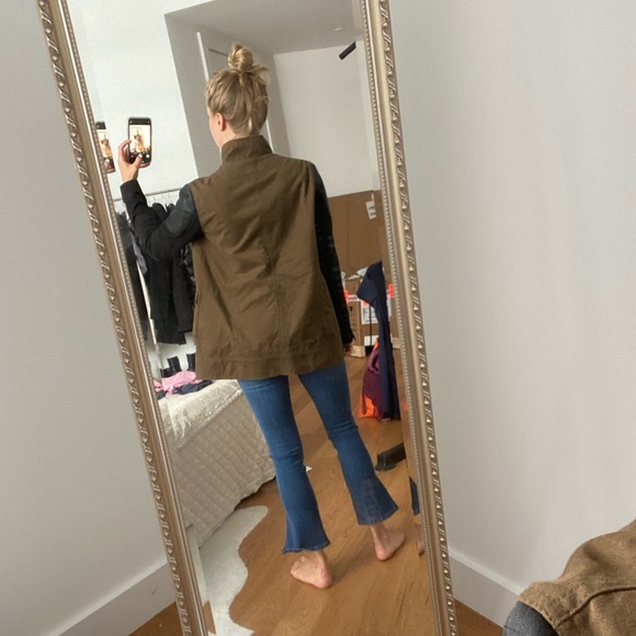 Ponte Sleeve Utility Jacket - Picture 3 of 6